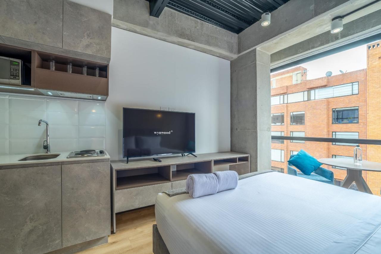 Cozy Loft In Parque Virrey Apartment โบโกตา ภายนอก รูปภาพ
