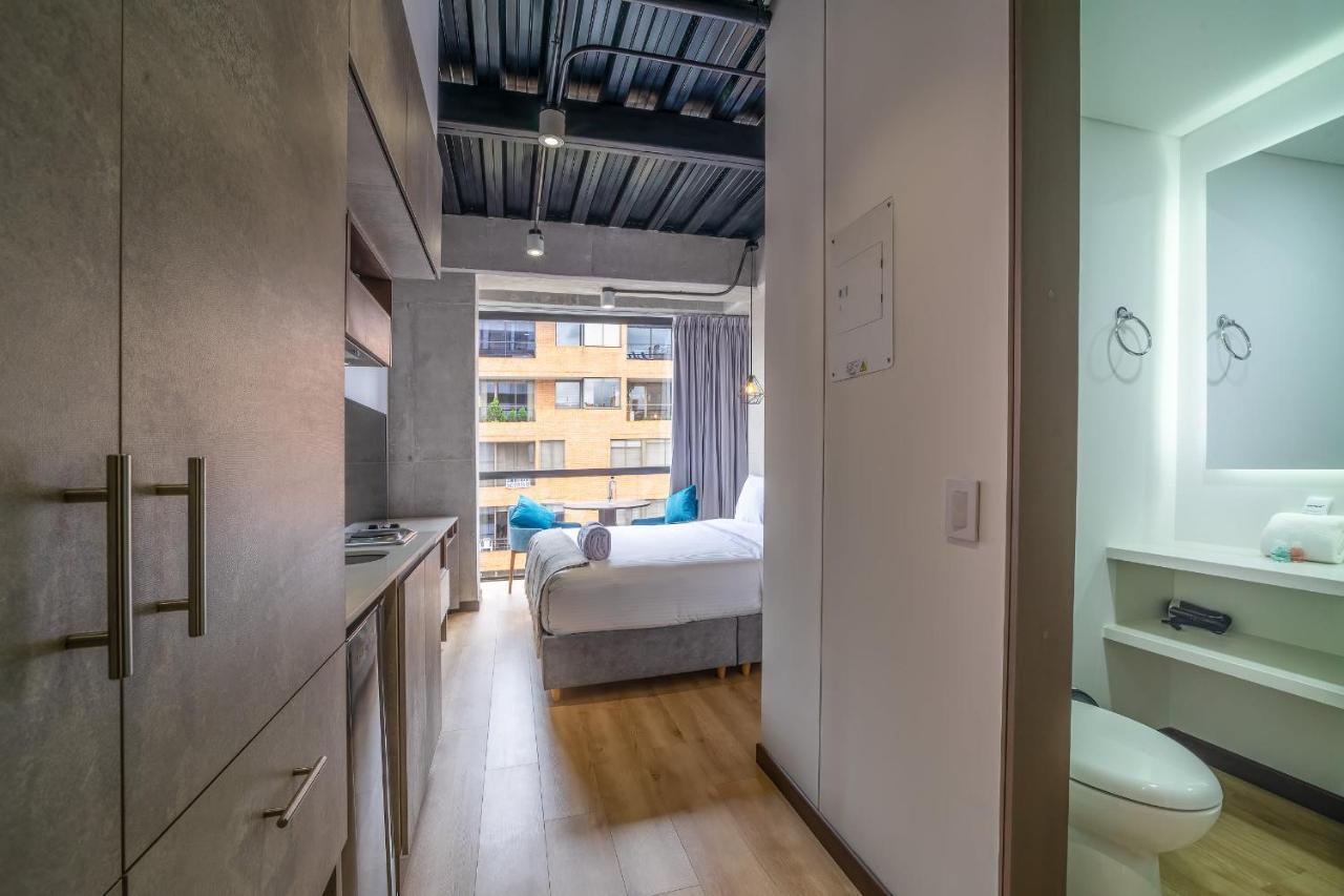 Cozy Loft In Parque Virrey Apartment โบโกตา ภายนอก รูปภาพ