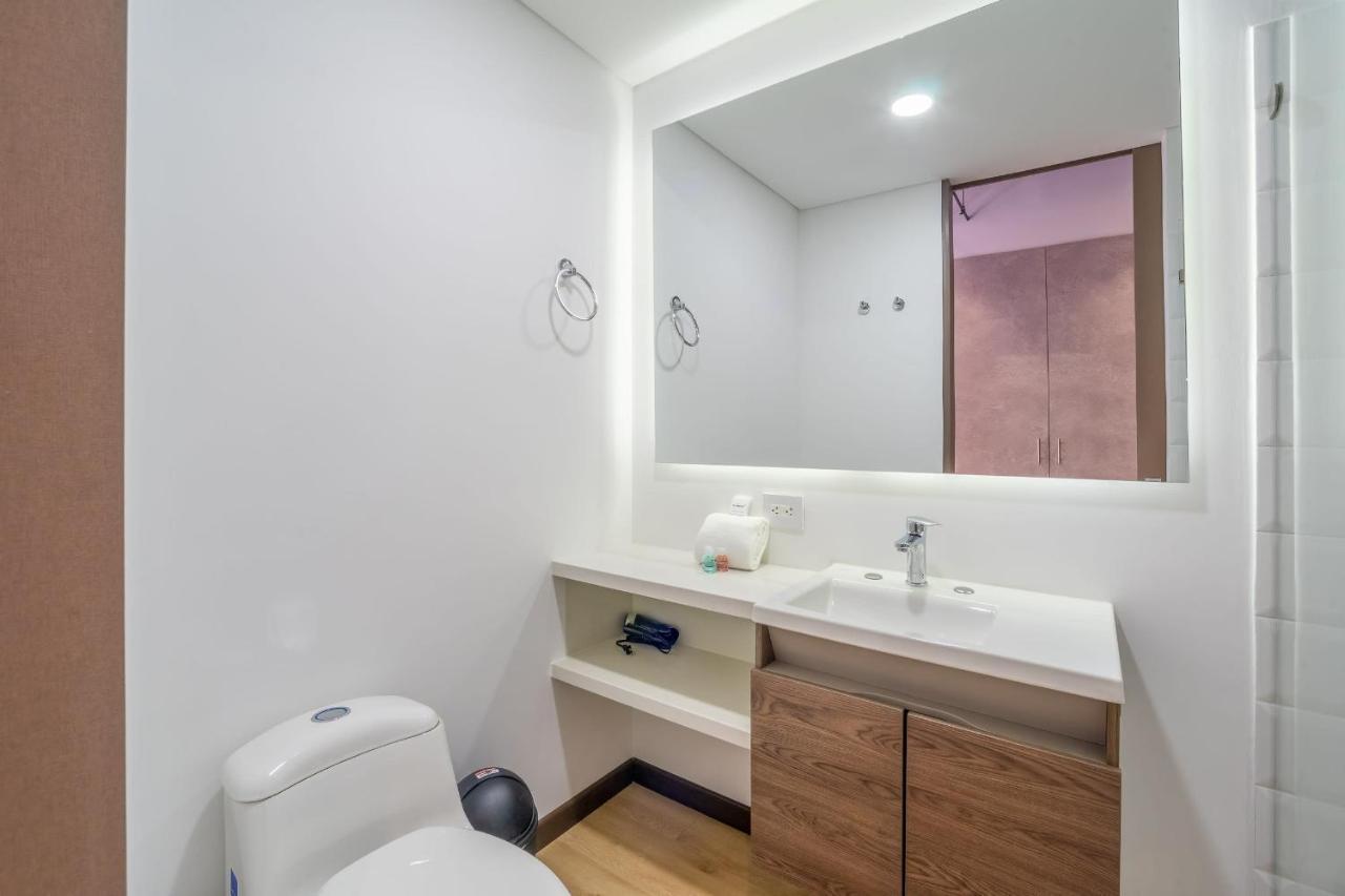 Cozy Loft In Parque Virrey Apartment โบโกตา ภายนอก รูปภาพ
