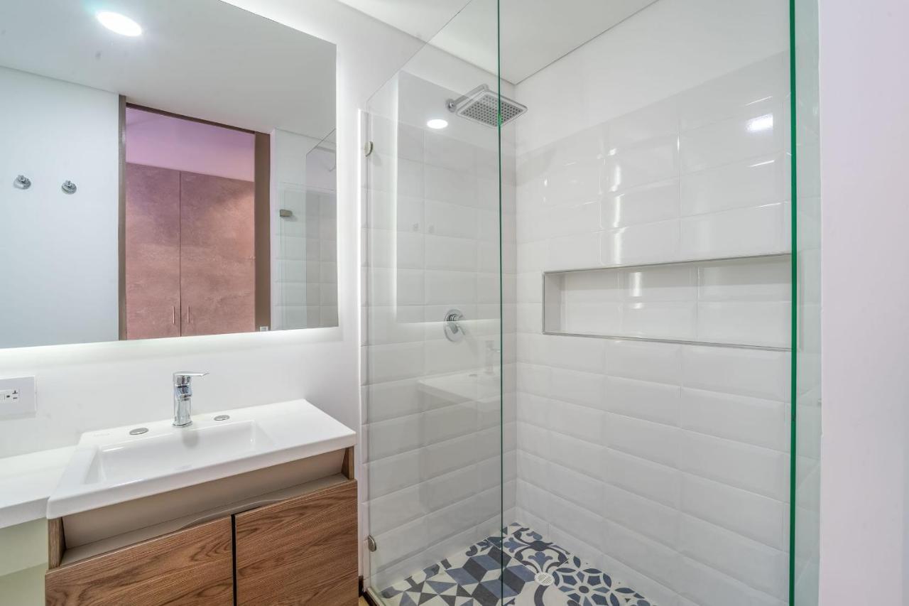 Cozy Loft In Parque Virrey Apartment โบโกตา ภายนอก รูปภาพ