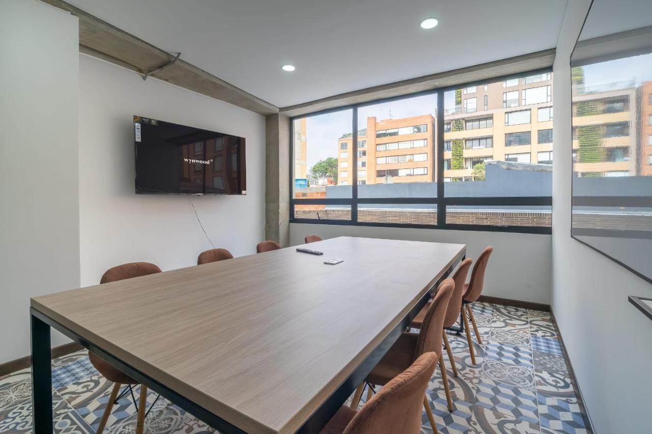 Cozy Loft In Parque Virrey Apartment โบโกตา ภายนอก รูปภาพ