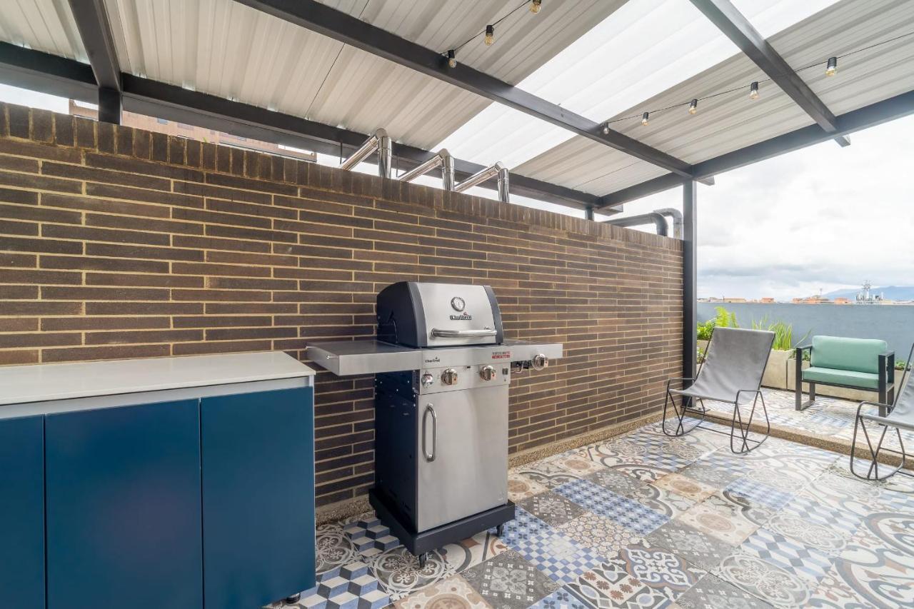Cozy Loft In Parque Virrey Apartment โบโกตา ภายนอก รูปภาพ